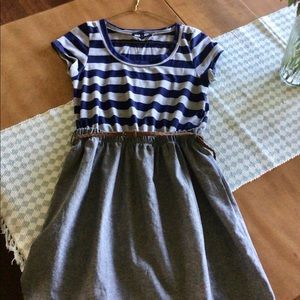 BluHeaven Navy/Denim colour dress, size M